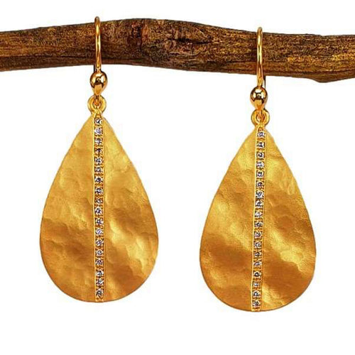 14K Gold & Diamond Earrings - M8354-Marika-Renee Taylor Gallery