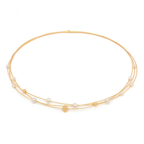 Lastela Freshwater Pearl Necklace - 85370656-Bernd Wolf-Renee Taylor Gallery