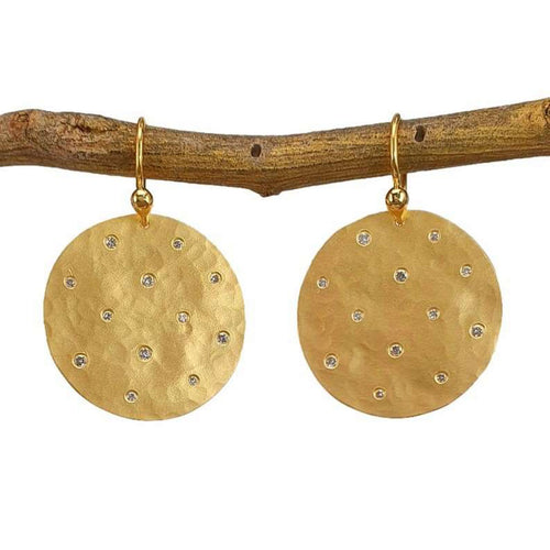 14K Gold & Diamond Earrings - M8629-Marika-Renee Taylor Gallery