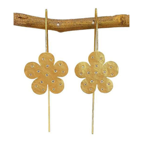 14K Gold & Diamond Earrings - M8640-Marika-Renee Taylor Gallery