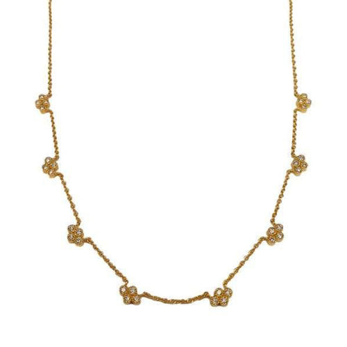 14K Gold & Diamond Necklace - M8668-Marika-Renee Taylor Gallery