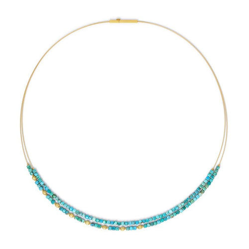 Cusca Turquoise Necklace - 8820010256-043-Bernd Wolf-Renee Taylor Gallery