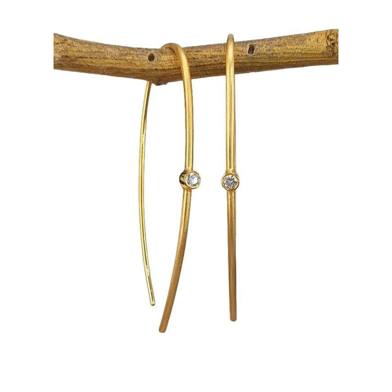 14K Gold & Diamond Earrings - M8994-Marika-Renee Taylor Gallery