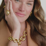 Cannes Demi Link Gold Bracelet - BL159S00-Julie Vos-Renee Taylor Gallery