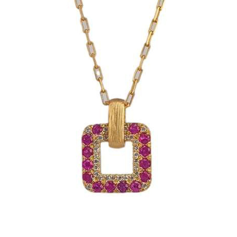 14K Gold & Diamond Necklace - M9107-Marika-Renee Taylor Gallery