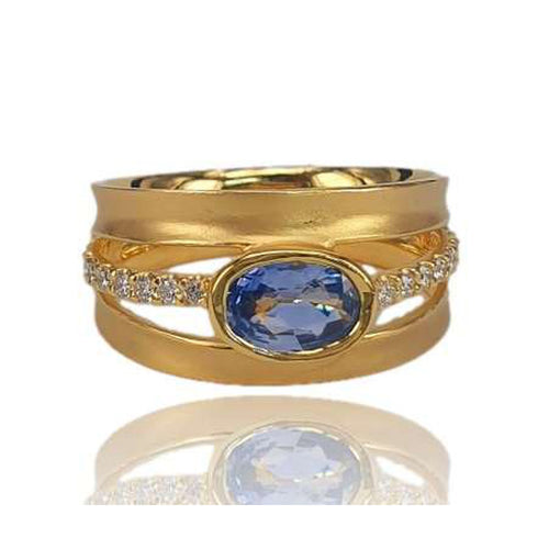Marika 14K Gold & Diamond Ring - M9155-Marika-Renee Taylor Gallery