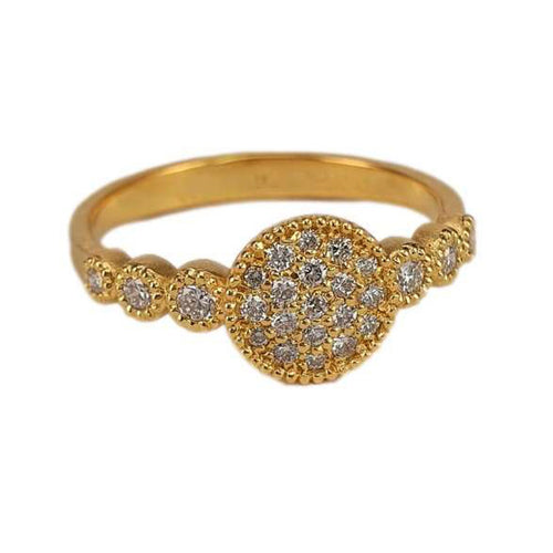 Marika 14K Gold & Diamond Ring - M9190-Marika-Renee Taylor Gallery
