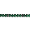 925 Sterling Silver 6mm Black Spinel and Malachite Beaded Bracelet - TBM2129SVJMC-Gabriel & Co.-Renee Taylor Gallery