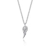 925 Sterling Silver Angel Wings Pendant Necklace - NK6491SVJJJ-Gabriel & Co.-Renee Taylor Gallery
