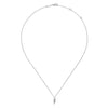 925 Sterling Silver Angel Wings Pendant Necklace - NK6491SVJJJ-Gabriel & Co.-Renee Taylor Gallery