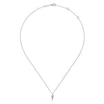 925 Sterling Silver Angel Wings Pendant Necklace - NK6491SVJJJ-Gabriel & Co.-Renee Taylor Gallery