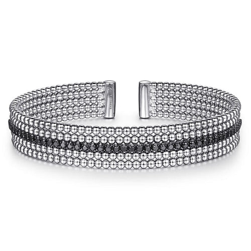925 Sterling Silver Black Spinel - BG4449-65SVJBS-Gabriel & Co.-Renee Taylor Gallery