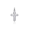 925 Sterling Silver Brushed Cross Pendant - PCM6542SVJJJ-Gabriel & Co.-Renee Taylor Gallery