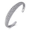 925 Sterling Silver Bujukan Bangle - BG4956-62SVJJJ-Gabriel & Co.-Renee Taylor Gallery