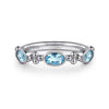 925 Sterling Silver Bujukan Blue Topaz Fashion Ladies Ring - LR52643SVJBT-Gabriel & Co.-Renee Taylor Gallery