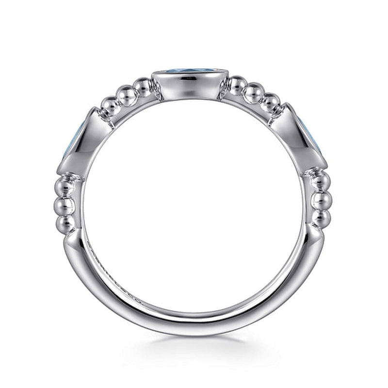 925 Sterling Silver Bujukan Blue Topaz Fashion Ladies Ring - LR52643SVJBT-Gabriel & Co.-Renee Taylor Gallery