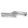 925 Sterling Silver Bujukan Bypass Bangle - BG4957-62SVJJJ-Gabriel & Co.-Renee Taylor Gallery