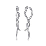 925 Sterling Silver Bujukan Drop Earrings - EG15099SVJJJ-Gabriel & Co.-Renee Taylor Gallery
