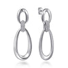925 Sterling Silver Bujukan Drop Stud Earrings - EG15105SVJJJ-Gabriel & Co.-Renee Taylor Gallery