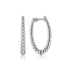 925 Sterling Silver Bujukan Graduated 30mm Classic Hoop Earrings - EG14661SVJJJ-Gabriel & Co.-Renee Taylor Gallery