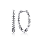 925 Sterling Silver Bujukan Graduated 30mm Classic Hoop Earrings - EG14661SVJJJ-Gabriel & Co.-Renee Taylor Gallery