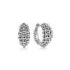 925 Sterling Silver Bujukan Huggie Earrings - EG14165SVJJJ-Gabriel & Co.-Renee Taylor Gallery