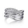 925 Sterling Silver Bujukan Lady's Twisted Ring - LR52320SVJJJ-Gabriel & Co.-Renee Taylor Gallery