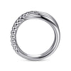925 Sterling Silver Bujukan Lady's Twisted Ring - LR52320SVJJJ-Gabriel & Co.-Renee Taylor Gallery