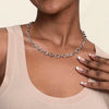 925 Sterling Silver Bujukan Link Chain Necklace - NK7686SVJJJ-Gabriel & Co.-Renee Taylor Gallery