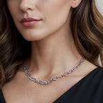 925 Sterling Silver Bujukan Link Chain Necklace - NK7686SVJJJ-Gabriel & Co.-Renee Taylor Gallery