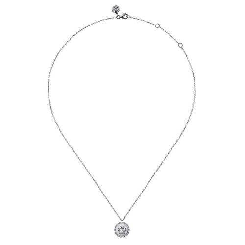 925 Sterling Silver Bujukan Paw Print Pendant Necklace - NK7076SVJJJ-Gabriel & Co.-Renee Taylor Gallery