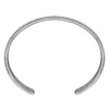 925 Sterling Silver Bujukan White Sapphire Multi Row Cuff - BG5014-62SVJWS-Gabriel & Co.-Renee Taylor Gallery