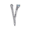 925 Sterling Silver Bujukan and Blue Topaz Bypass Ring - LR52856SVJBT-Gabriel & Co.-Renee Taylor Gallery