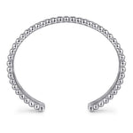 925 Sterling Silver Bujukan and Pyramid Triple Row Bangle - BG4958-62SVJJJ-Gabriel & Co.-Renee Taylor Gallery