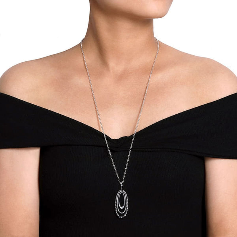 925 Sterling Silver Bujukan and Rope Circle Pendant Necklace - NK6549SVJJJ-Gabriel & Co.-Renee Taylor Gallery