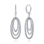 925 Sterling Silver Bujukan and Rope Drop Earrings - EG14171SVJJJ-Gabriel & Co.-Renee Taylor Gallery