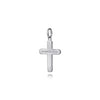 925 Sterling Silver Cross Pendant with Vertical Brush - PCM20040SVJJJ-Gabriel & Co.-Renee Taylor Gallery