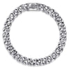 925 Sterling Silver Cuban Link Chain Bracelet - TBM4518SVJJJ-Gabriel & Co.-Renee Taylor Gallery