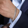 925 Sterling Silver Cuban Link Chain Bracelet - TBM4518SVJJJ-Gabriel & Co.-Renee Taylor Gallery