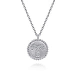 925 Sterling Silver Diamond Bujukan Aries Zodiac Pendant Necklace - NK7924AR-SV5JJ-Gabriel & Co.-Renee Taylor Gallery