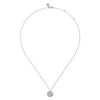 925 Sterling Silver Diamond Bujukan Aries Zodiac Pendant Necklace - NK7924AR-SV5JJ-Gabriel & Co.-Renee Taylor Gallery