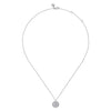 925 Sterling Silver Diamond Bujukan Capricorn Zodiac Pendant Necklace - NK7924CP-SV5JJ-Gabriel & Co.-Renee Taylor Gallery