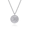 925 Sterling Silver Diamond Bujukan Gemini Zodiac Pendant Necklace - NK7924GE-SV5JJ-Gabriel & Co.-Renee Taylor Gallery