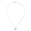 925 Sterling Silver Diamond Bujukan Gemini Zodiac Pendant Necklace - NK7924GE-SV5JJ-Gabriel & Co.-Renee Taylor Gallery