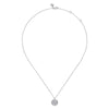 925 Sterling Silver Diamond Bujukan Libra Zodiac Pendant Necklace - NK7924LI-SV5JJ-Gabriel & Co.-Renee Taylor Gallery