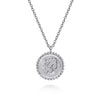 925 Sterling Silver Diamond Bujukan Sagittarius Zodiac Pendant Necklace - NK7924SA-SV5JJ-Gabriel & Co.-Renee Taylor Gallery