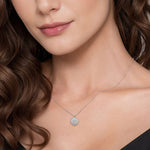 925 Sterling Silver Diamond Bujukan Starburst Medallion Pendant Necklace - NK7907SV5JJ-Gabriel & Co.-Renee Taylor Gallery