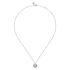 925 Sterling Silver Diamond Bujukan Virgo Zodiac Pendant Necklace - NK7924VI-SV5JJ-Gabriel & Co.-Renee Taylor Gallery