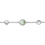 925 Sterling Silver Green Amethyst Station Bracelet - TB5063SVJGA-Gabriel & Co.-Renee Taylor Gallery