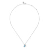 925 Sterling Silver Pear Blue Topaz Bujukan Pendant Necklace - NK7929SVJBT-Gabriel & Co.-Renee Taylor Gallery